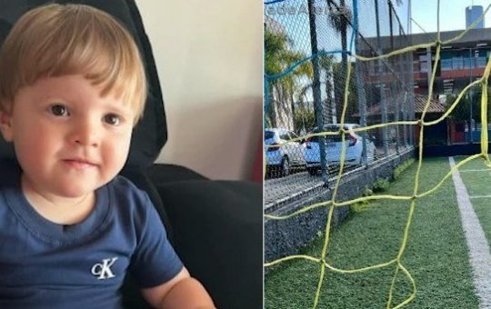 Bebê de um ano morre em creche; corpo foi encontrado preso a uma rede de futebol