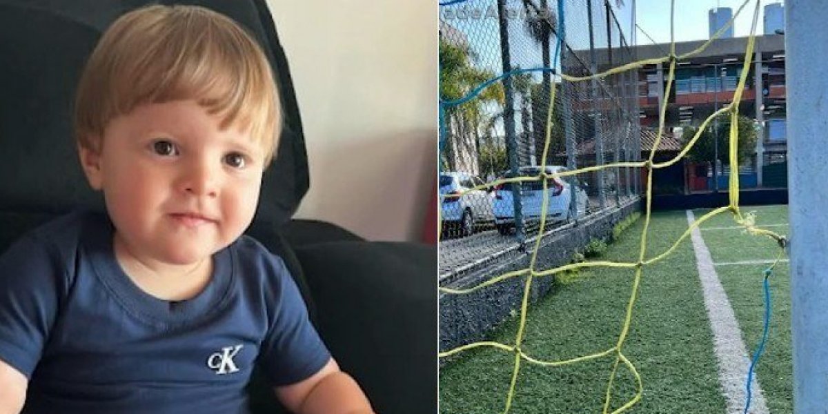 Bebê de um ano morre em creche; corpo foi encontrado preso a uma rede de futebol