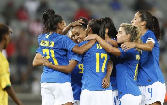 Brasil: seleção feminina vence primeiro amistoso contra África do Sul