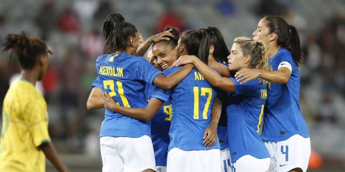 Brasil: seleção feminina vence primeiro amistoso contra África do Sul