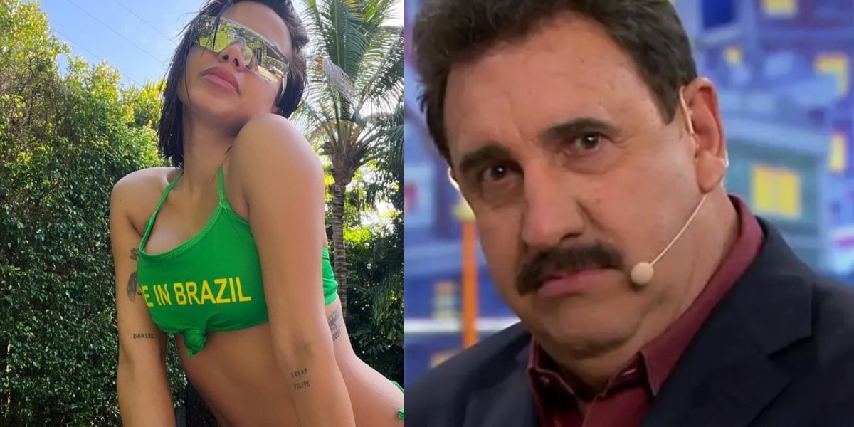 "Anitta não é exemplo nenhum", dispara Ratinho em programa