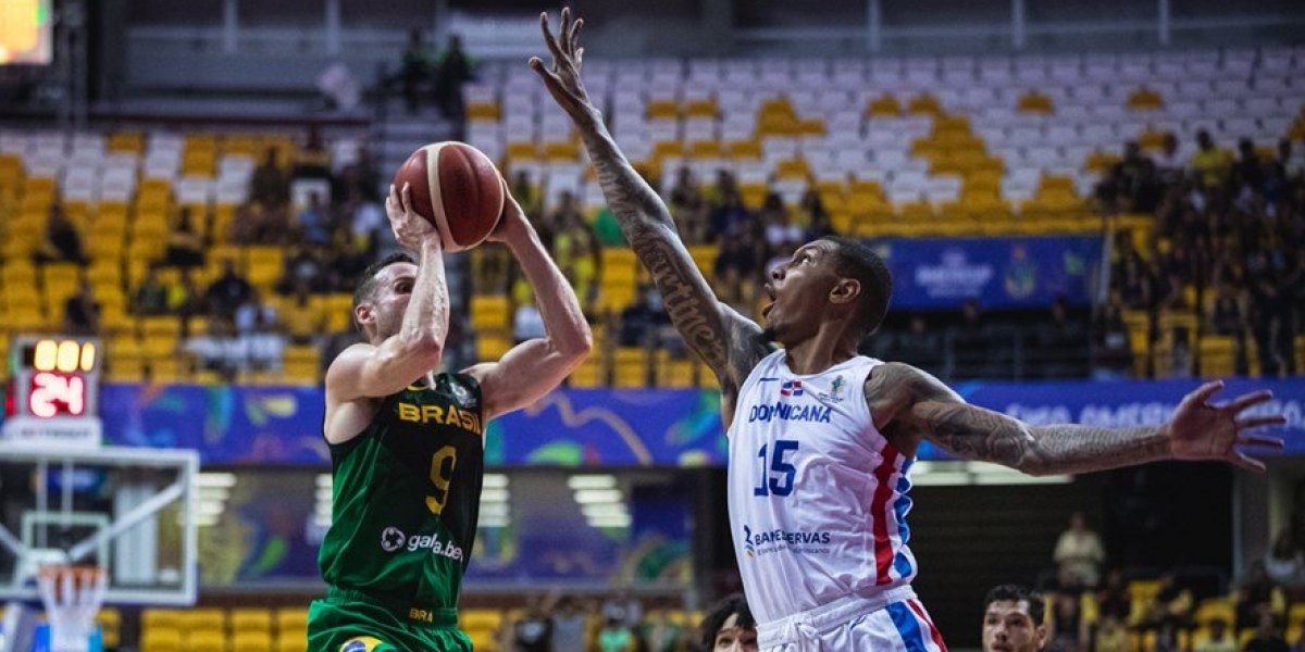 Americup de basquete: Brasil vence a República Dominicana e vai à semifinal
