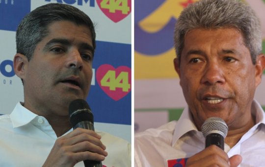 Atlas/Intel: ACM Neto e Jerônimo Rodrigues aparecem tecnicamente empatados