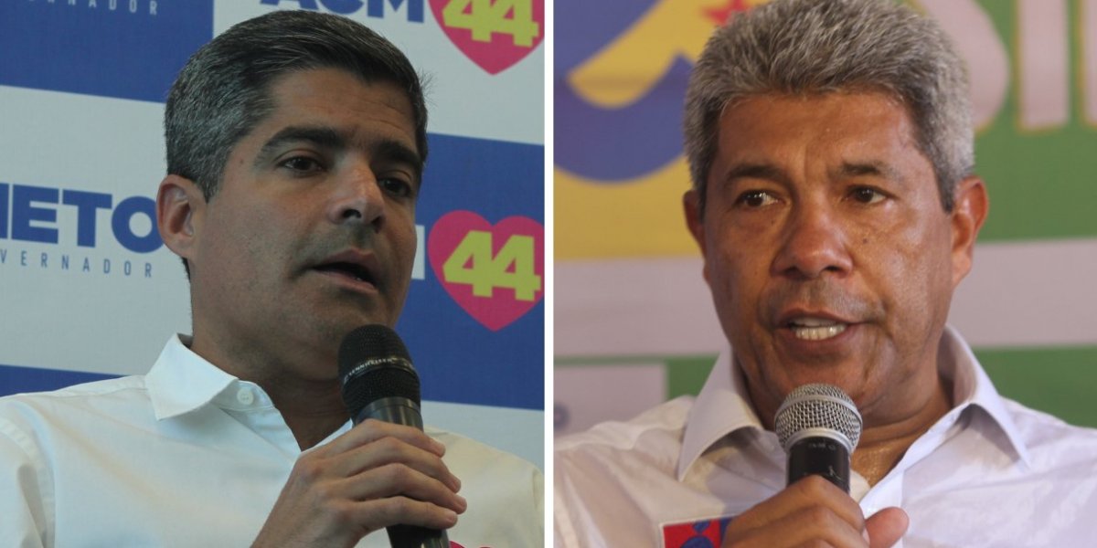 Atlas/Intel: ACM Neto e Jerônimo Rodrigues aparecem tecnicamente empatados