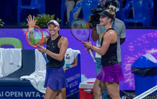 Luisa Stefani se classifica à final de duplas de WTA 250 na Índia