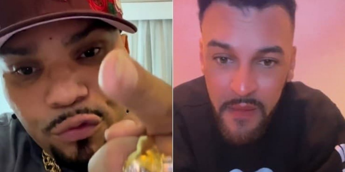 Naldo ameaça MC Créu após funkeiro falar de Moranguinho: “vou te dar um pau"