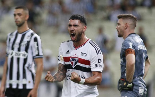 Série A: São Paulo vence o Ceará na Arena Castelão e se distancia do Z4