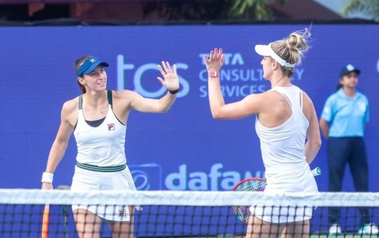 Tênis: Stefani é campeã de duplas em WTA na Índia, seu 1º torneio pós-retorno