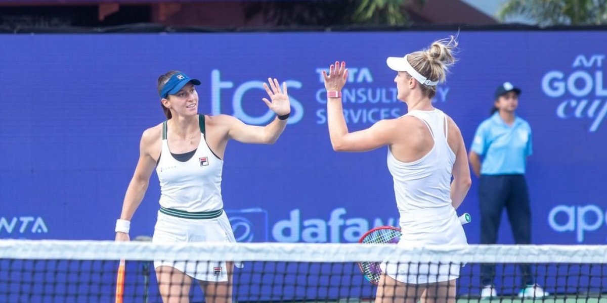 Tênis: Stefani é campeã de duplas em WTA na Índia, seu 1º torneio pós-retorno
