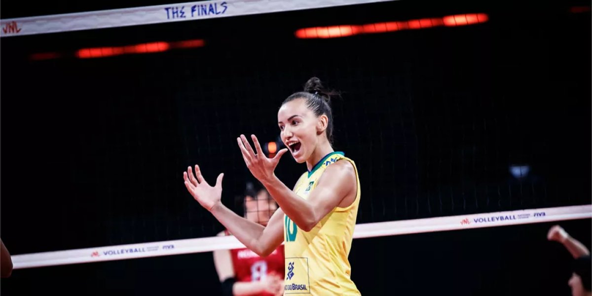 Seleção Brasileira de Voleibol Feminino brilha e derrota Alemanha por 5 sets a 0