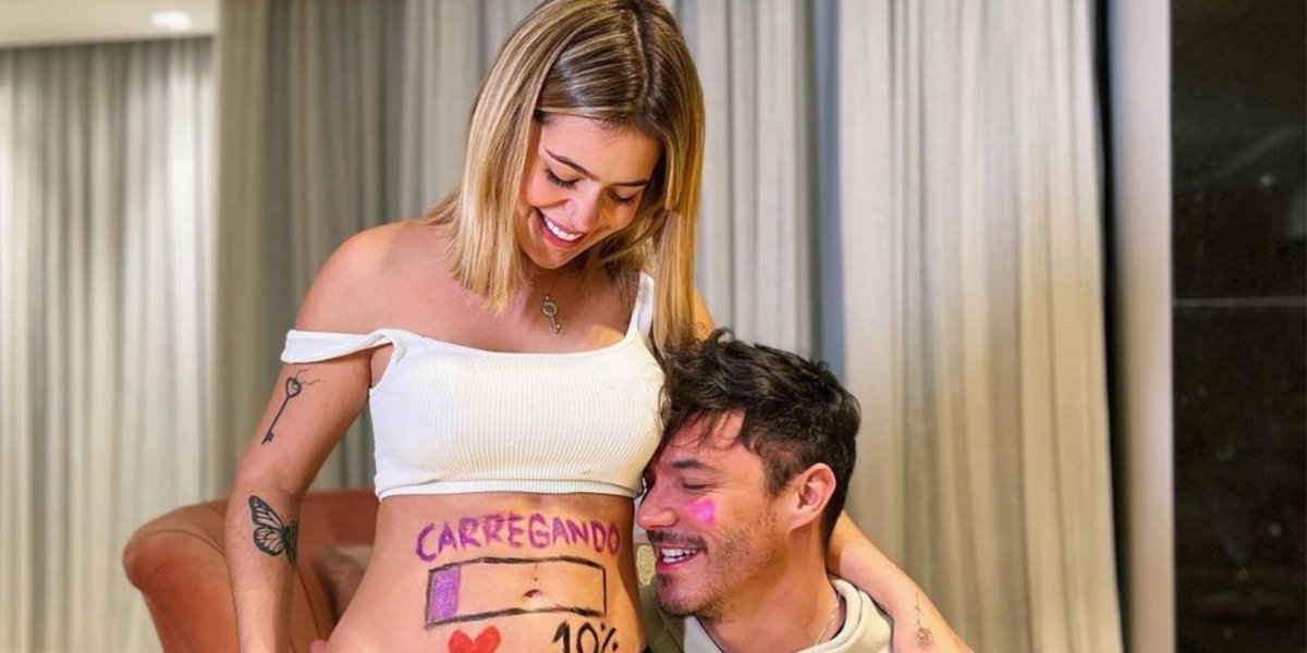 Ex-BBB Viih Tube anuncia que está grávida de Eliezer