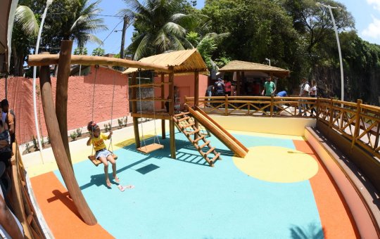 Bruno Reis inaugura a Lagoa da Timbalada, novo espaço de lazer do Cabula