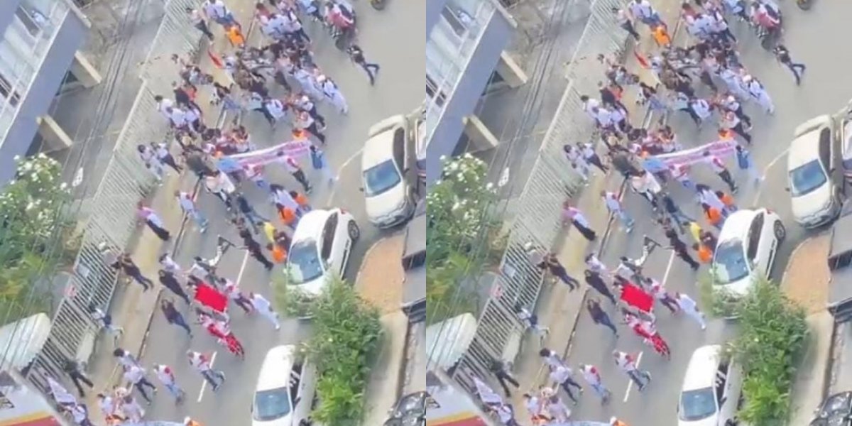 Enfermeiros protestam contra suspensão do piso salarial no Farol da Barra