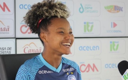 Jordana quer manter hegemonia do Bahia no estadual: "meta é ser campeão de novo"