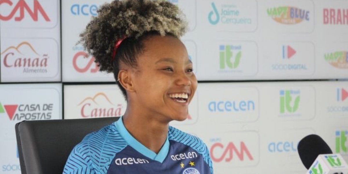 Jordana quer manter hegemonia do Bahia no estadual: "meta é ser campeão de novo"