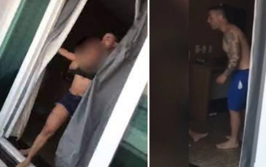 Policial penal é flagrado espancando esposa no quarto de hotel no RJ