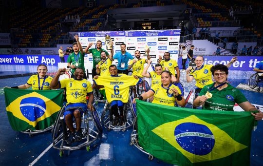 Brasil conquista primeiro Mundial de Handebol de Cadeira de Rodas
