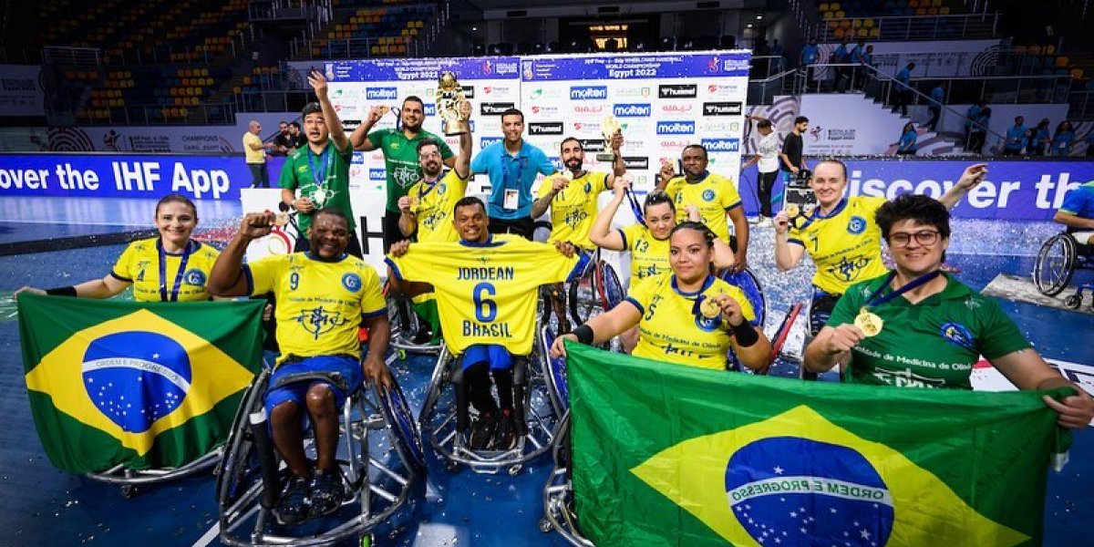 Brasil conquista primeiro Mundial de Handebol de Cadeira de Rodas