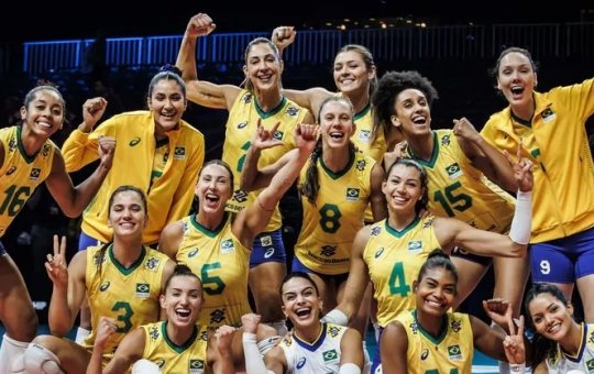Sem dificuldades, Brasil derrota Argentina no Mundial de Vôlei Feminino
