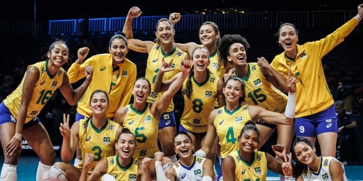 Sem dificuldades, Brasil derrota Argentina no Mundial de Vôlei Feminino