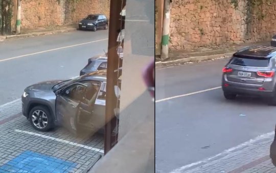 Homem rouba  carro à luz do dia no Horto Florestal