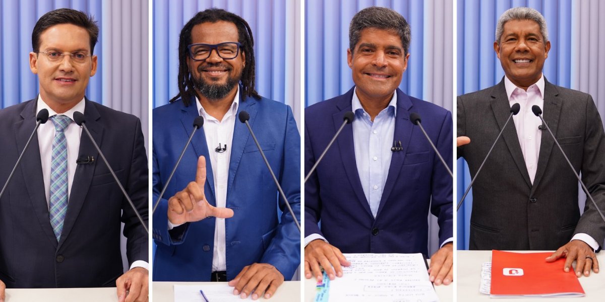 Debate entre candidatos ao governo da Bahia é marcado por confrontos