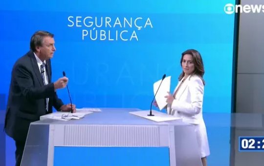 Bolsonaro e Soraya trocam ofensas em debate: "A senhora gosta de cargos"