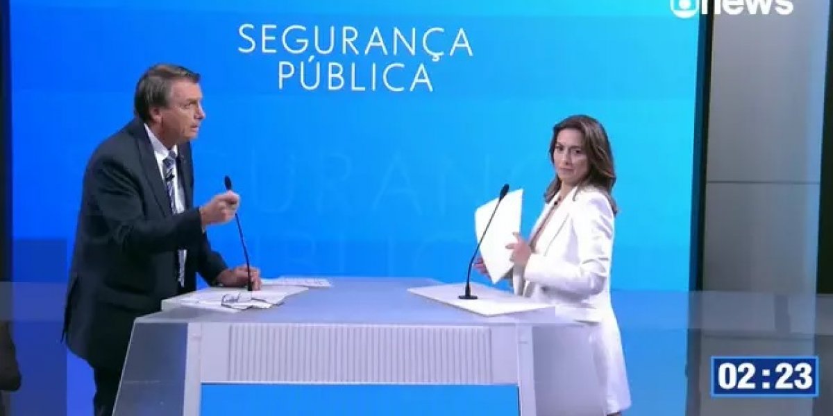 Bolsonaro e Soraya trocam ofensas em debate: "A senhora gosta de cargos"