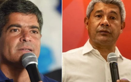 Datafolha: ACM Neto aparece com 51% das intenções de voto e Jerônimo com 38%