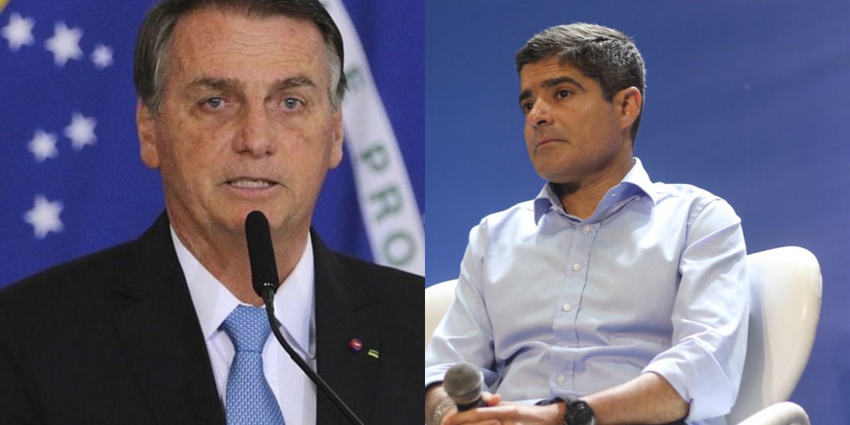 Bolsonaro faz "análise" de razão por qual ACM Neto não venceu no primeiro turno