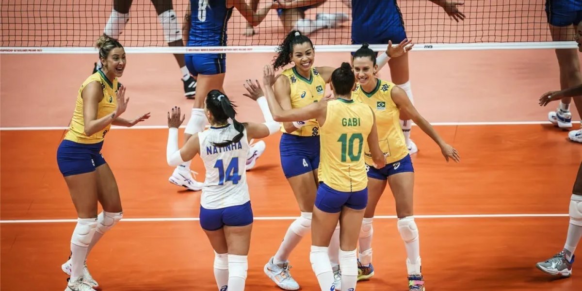 Brasil quebra invencibilidade da Itália no Mundial de Vôlei Feminino