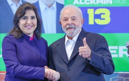 "Tem meu total apoio", afirma Tebet sobre aliança com Lula e Alckmin