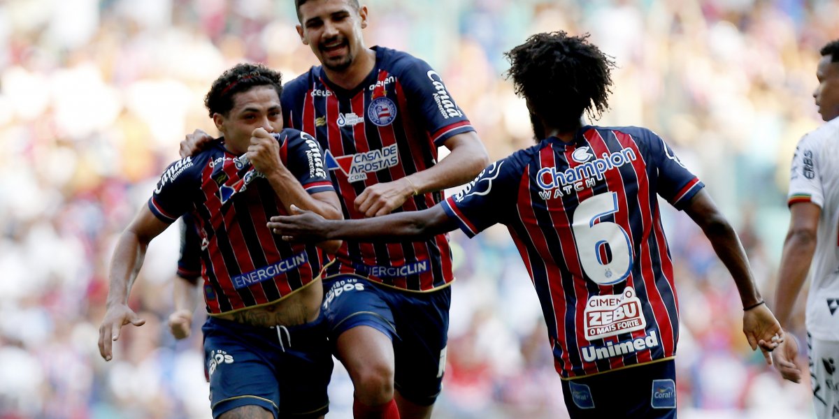 Bahia bate o Brusque na Fonte Nova, quebra jejum e fica próximo do acesso