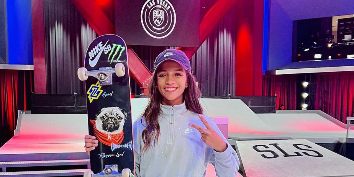 Rayssa Leal fatura título na etapa Las Vegas da Liga Mundial de skate