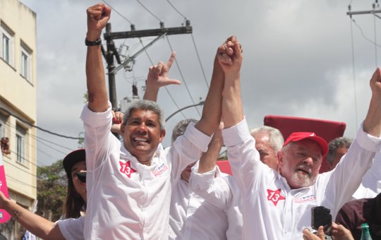 Lula realiza nova caminhada com Jerônimo Rodrigues em Salvador; confira a data