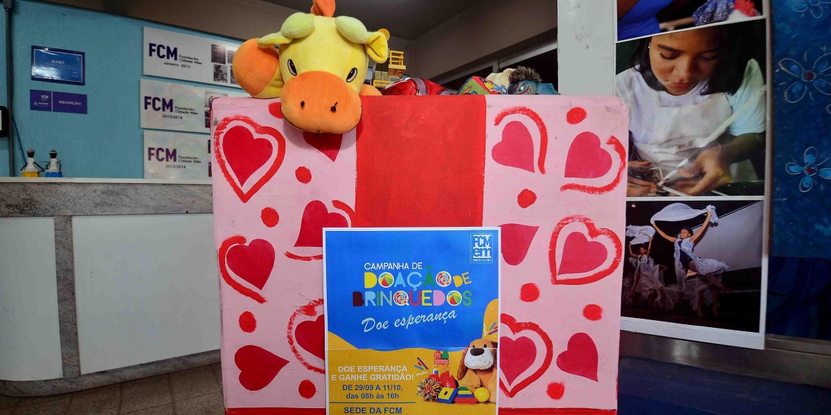 Prefeitura de Salvador promove campanha de doação de brinquedos