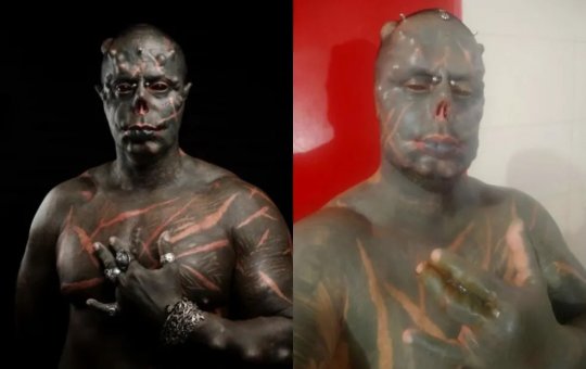 Após chifres, 'Diabão' transforma a própria mão em uma garra: 'satisfeito'