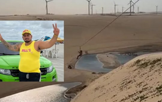 Antes de morrer em queda de tirolesa no Ceará, turista compartilha vídeo