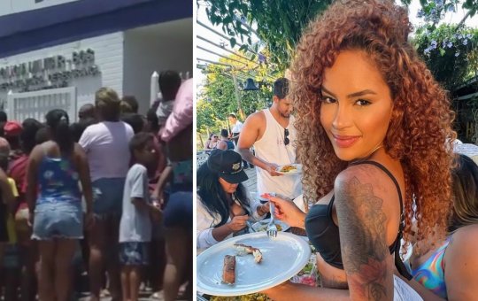 Doação de brinquedos de Sthe Matos é marcada por tumulto e agressões, diz portal