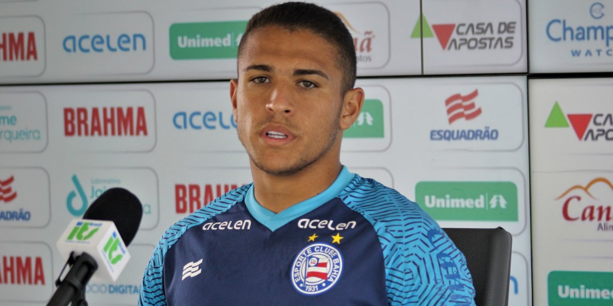 "Pronto para ajudar da melhor forma", disse Caio Vidal, sobre jogos do Bahia