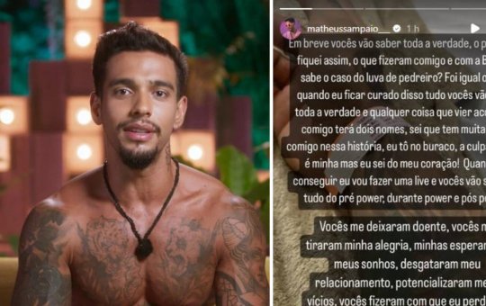 Matheus Sampaio é internado em clinica e diagnosticado com depressão