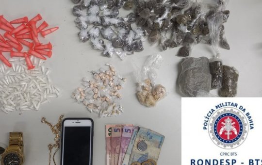 Homem é preso com drogas durante abordagem na Ribeira