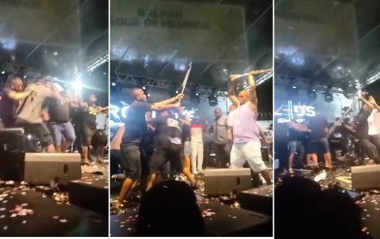 Integrantes de duas bandas protagonizam briga generalizada em Salvador; veja