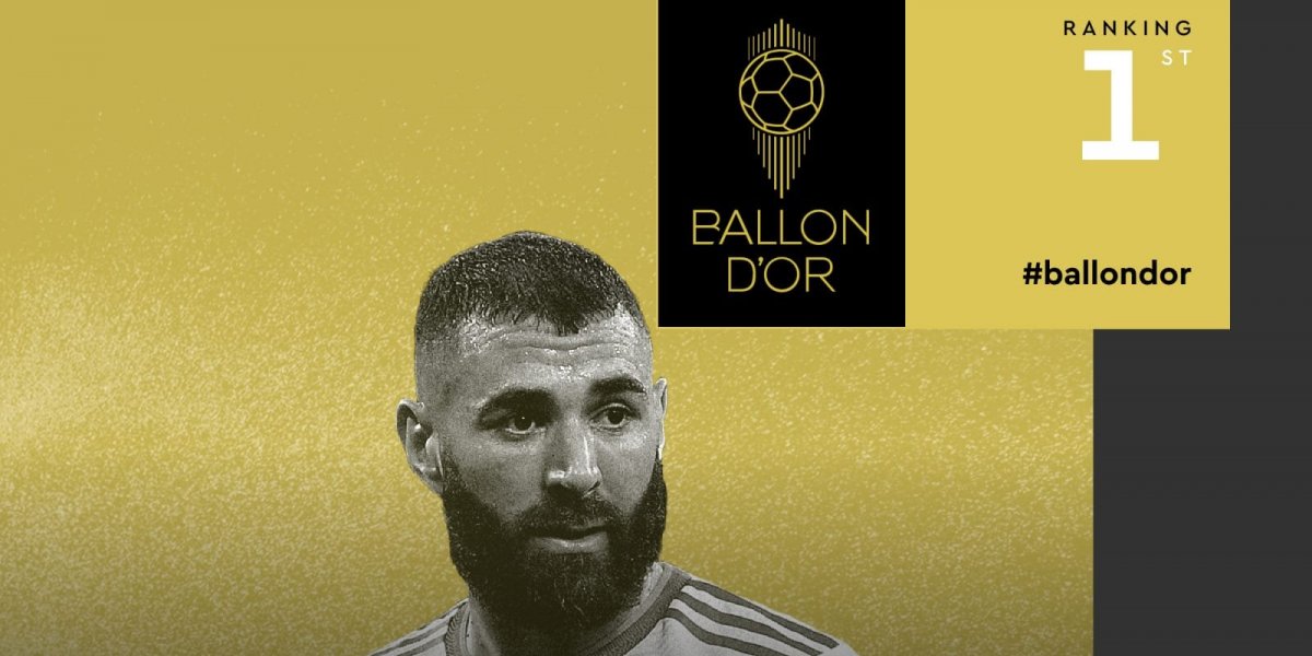 Karim Benzema é eleito melhor jogador do mundo pela revista France Football