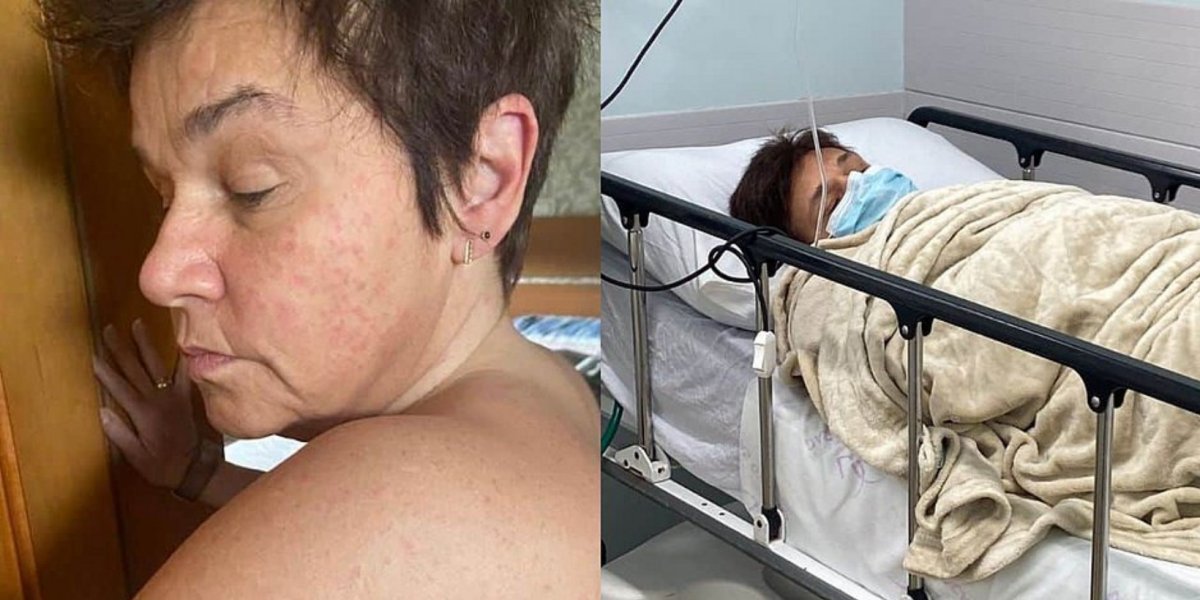 Cláudia Rodrigues passa mal e busca atendimento em hospital em São Paulo