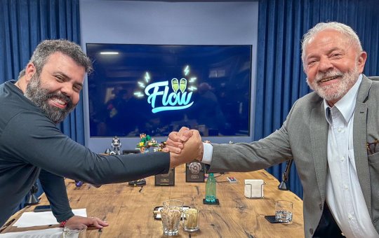 Lula 'esmaga' recorde de Bolsonaro em visualizações no Flow