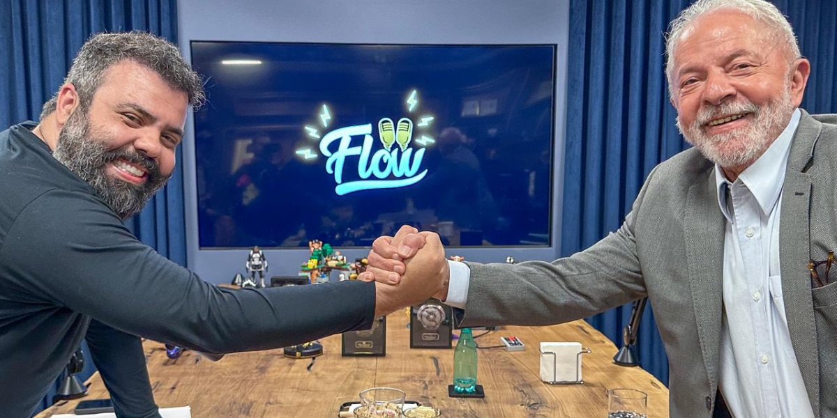 Lula 'esmaga' recorde de Bolsonaro em visualizações no Flow