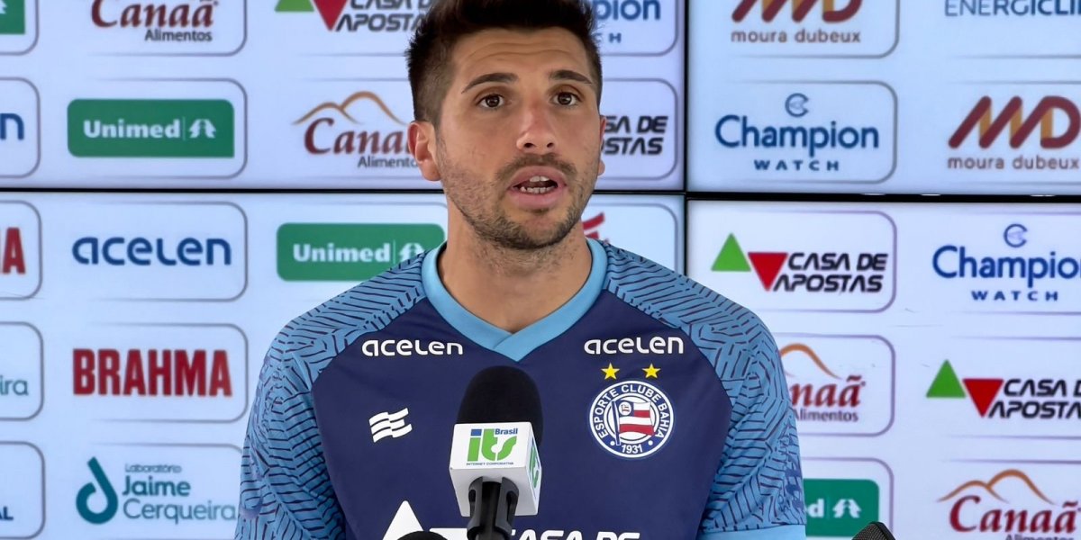 Lucas Mugni tira foco dos jogos de concorrentes e elogia torcida do Bahia