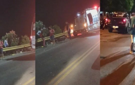 Funcionário do MPF tenta "cavalo de pau" em estrada e mata dois em Paulo Afonso