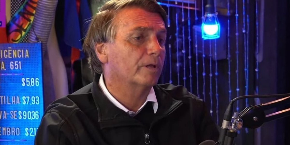 "Não se justifica passar fome", diz Bolsonaro em entrevista a podcast